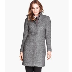H&M Wool Boucle Coat